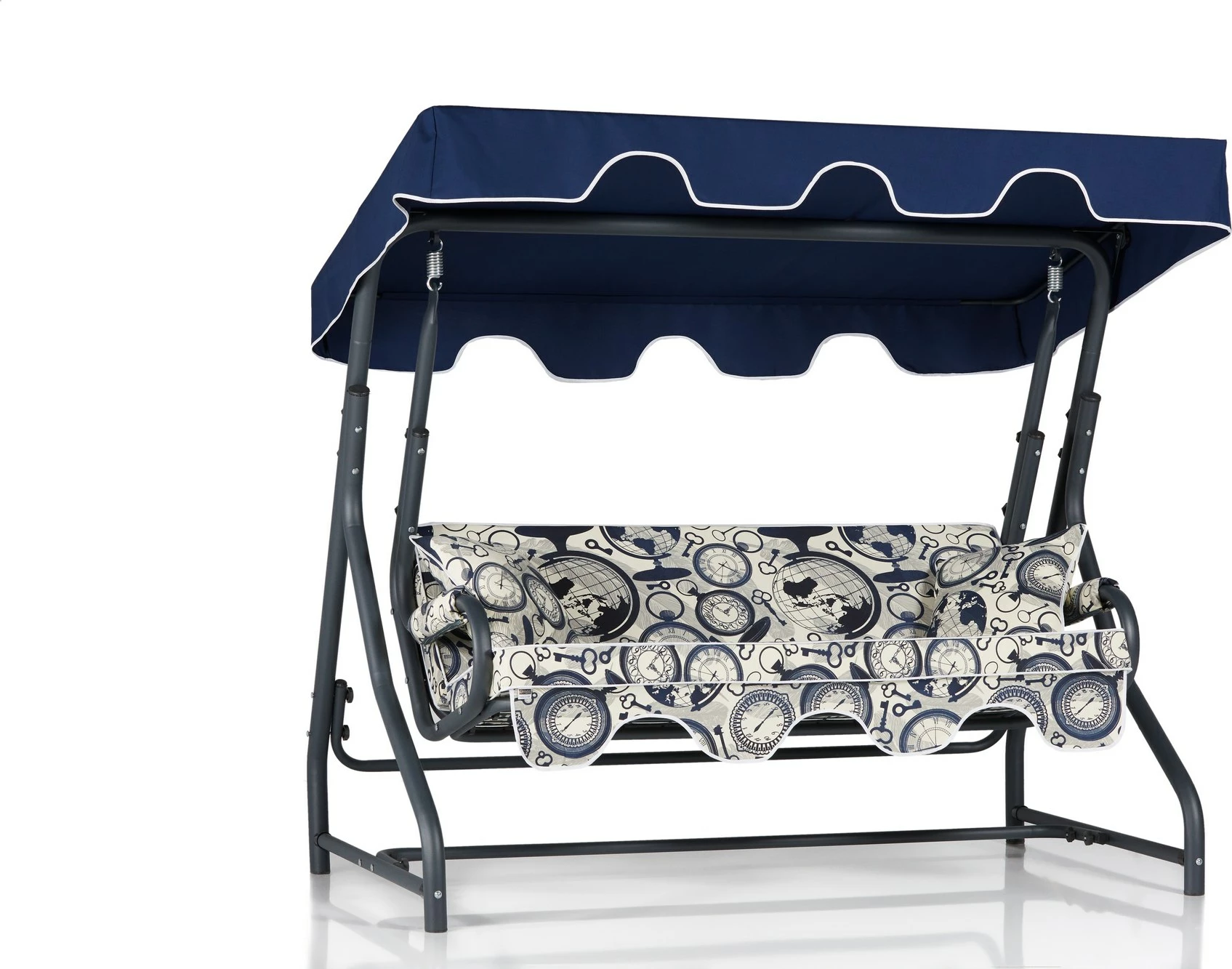 Karrige lëkundëse dyshe për kopsht, Morus Saat, shumëngjyrëshe