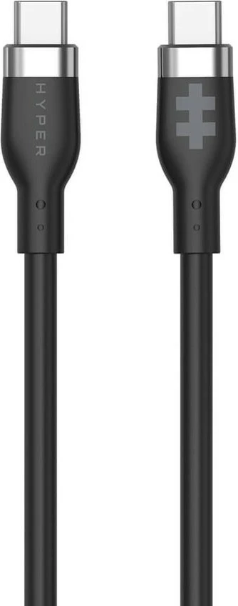 Kabllo USB-C Targus 1.5m, silikon, 60W, e zezë