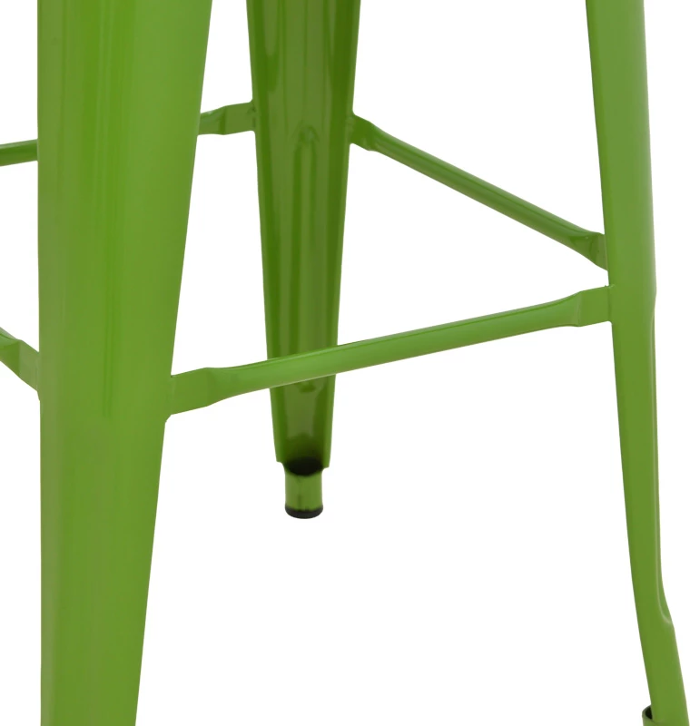 Karrige për bar Utopia, metalike, ngjyrë e gjelbër, 42x42x76cm