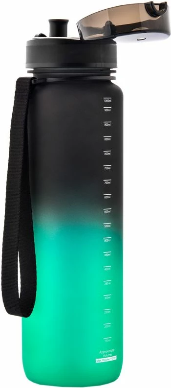 Shishe uji Meteor, për të gjithë, e zezë e gjelbër