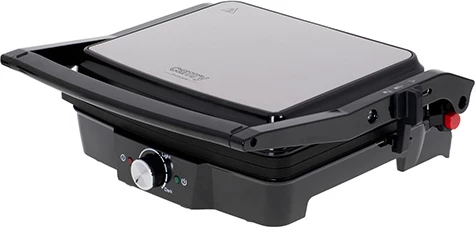 Grill elektrik tavoline, Camry, CR 3053, 180° hapje, pllaka jo-ngjitëse 28x23 cm, termostat, 2000W (max 2500W), zi-argjendt