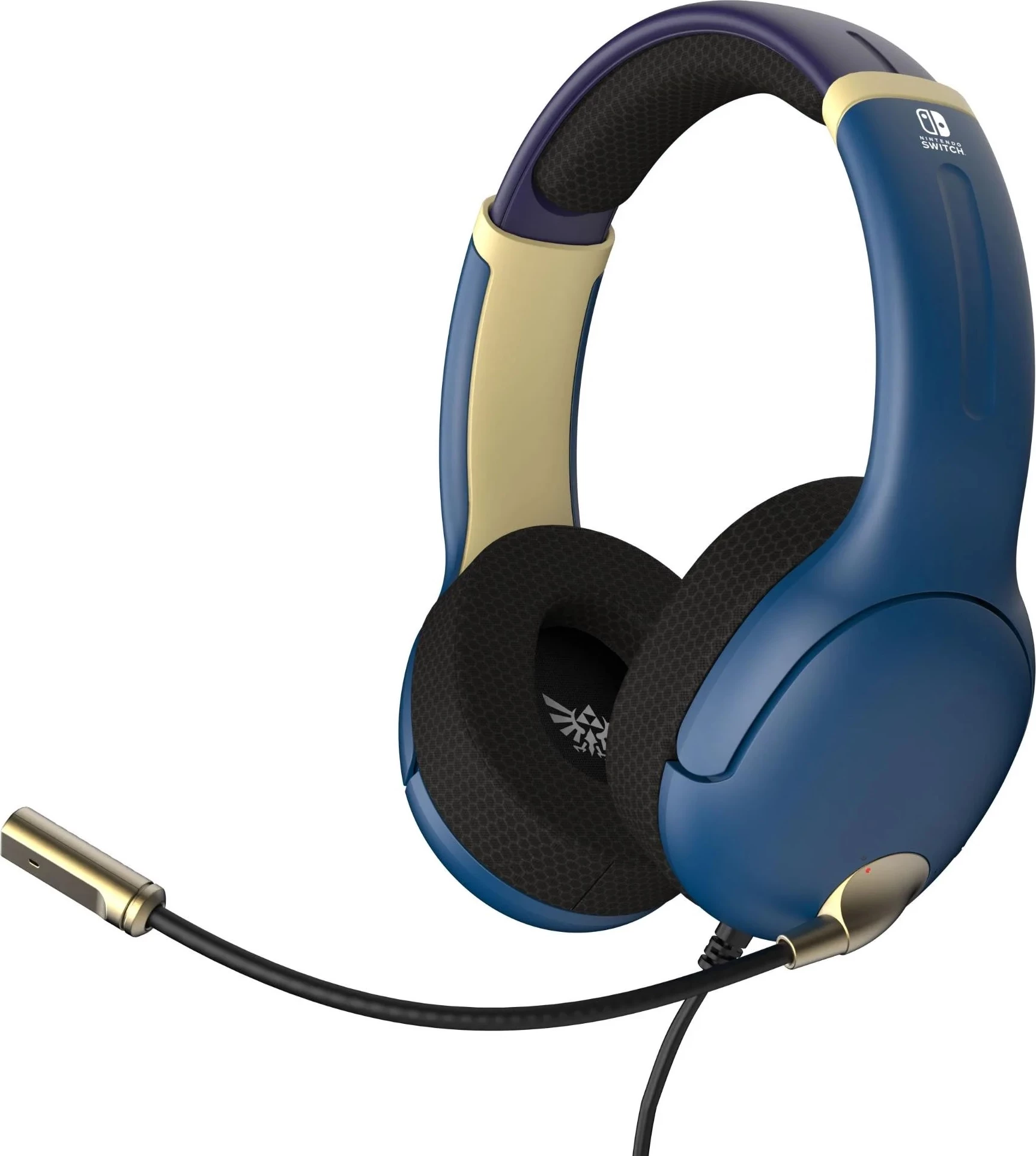 Kufje gaming PDP Airlite Wired për Nintendo Switch, Switch Lite dhe Switch OLED, Hyrule Blue