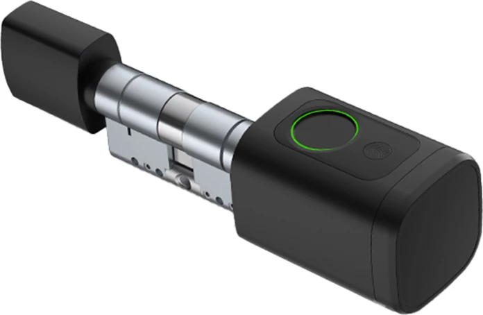 cilindër bravë dixhitale Avatto SDL-V1-B70 70 mm Bluetooth ZigBee Tuya Smart Life EURO profil, e zezë