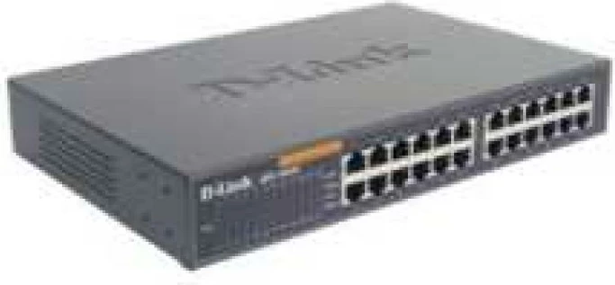 Switch, D-Link DES-1024D, 24 porte 10/100 Mbps, desktop/rack, fanless