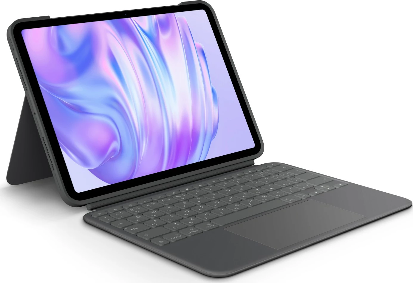 Mbështjellës me tastierë Logitech Combo Touch, QWERTZ, Trackpad, për iPad Pro 11-inch, Grafit