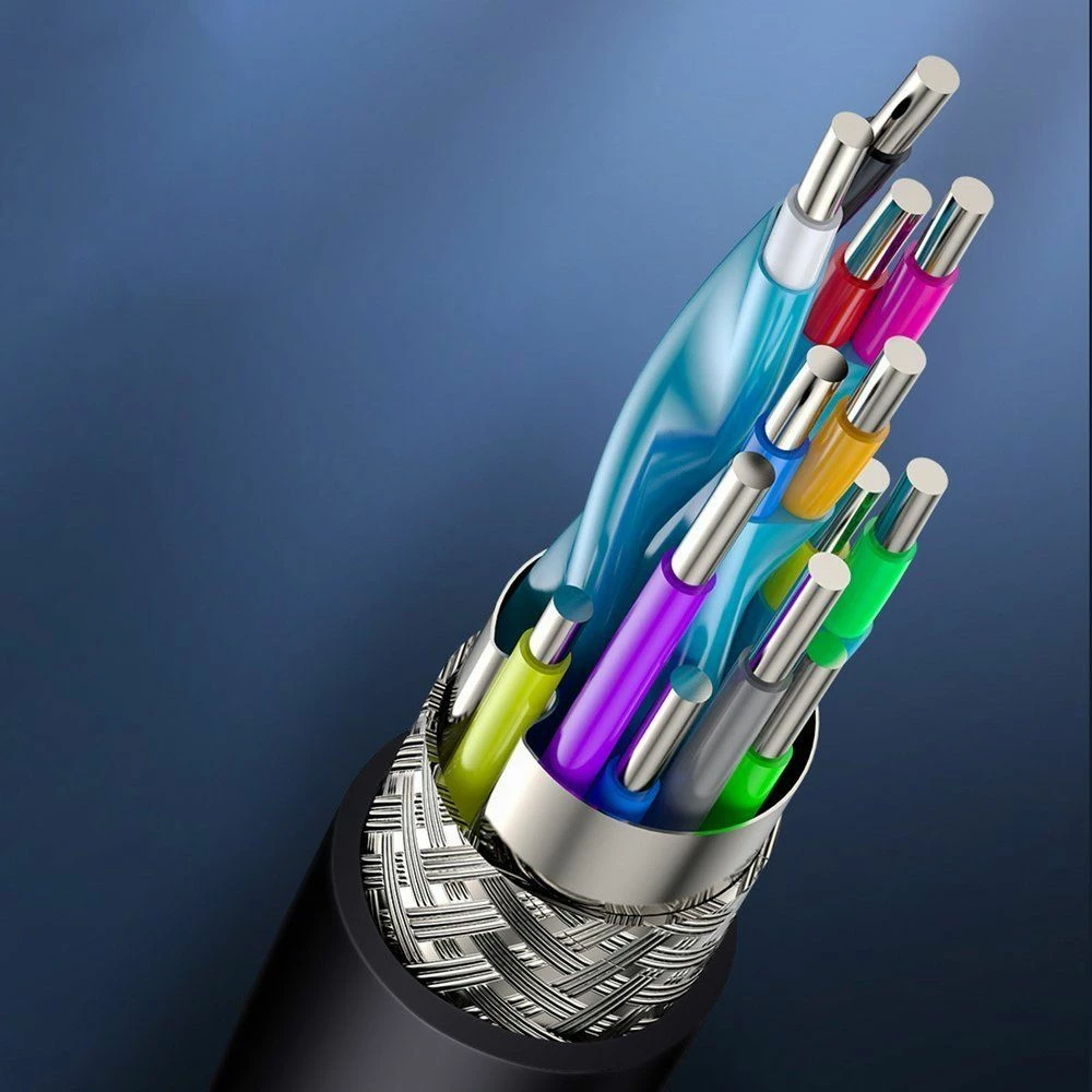 Kabllo HDMI Baseus BSU1577BLK 3m HDMI 2.0 4K@60Hz 18Gbps, e zezë