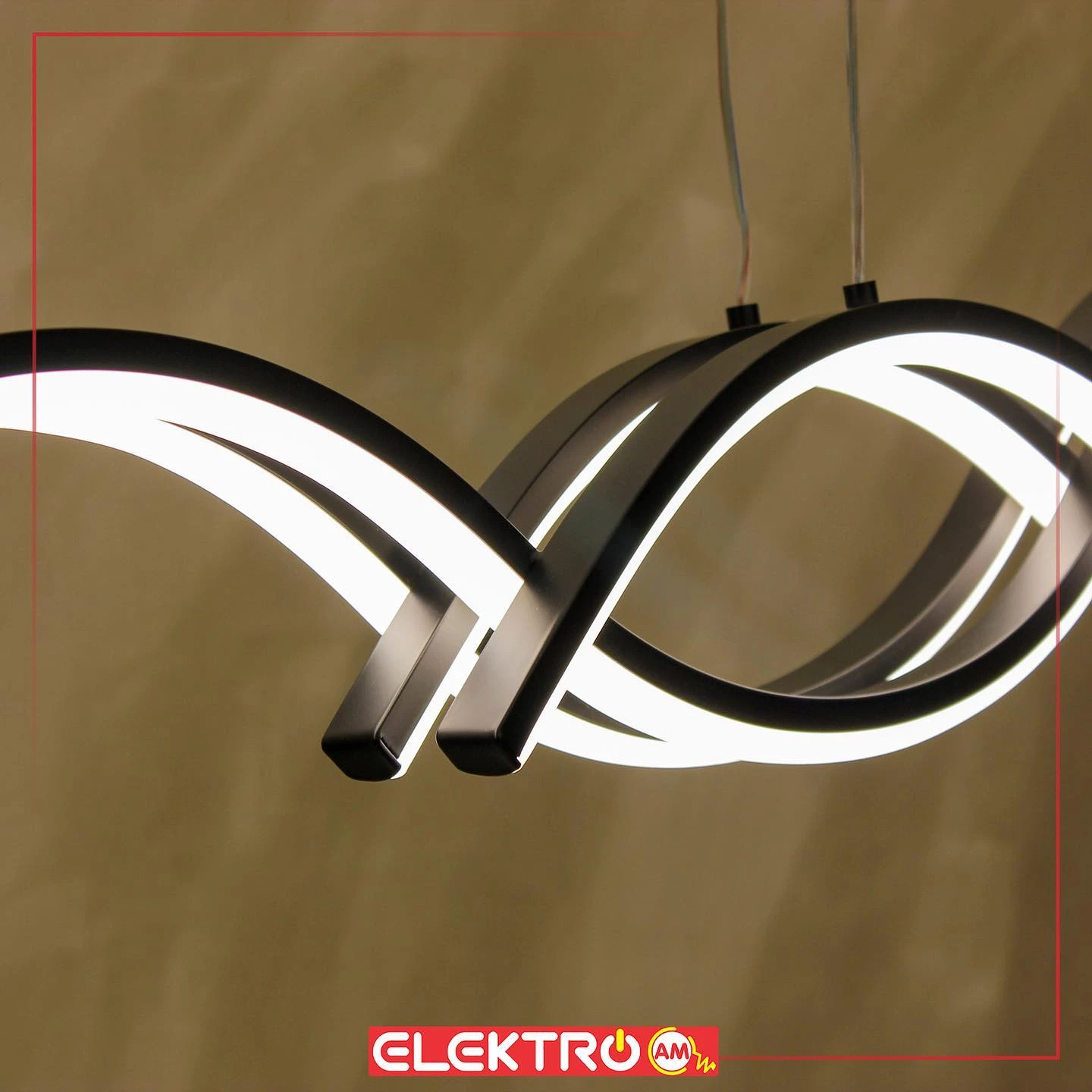 Abazhur LED linear 1246/3 BK