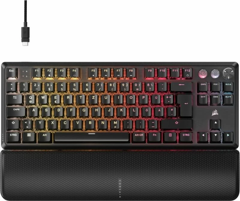 Tastierë gaming Corsair K70 Pro TKL, e zezë