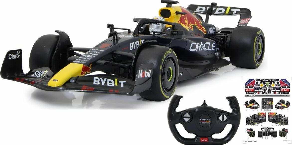 Makina me telekomandë Jamara Oracle Red Bull Racing RB18 1:12 2.4 GHz 48 cm, kaltër e errët