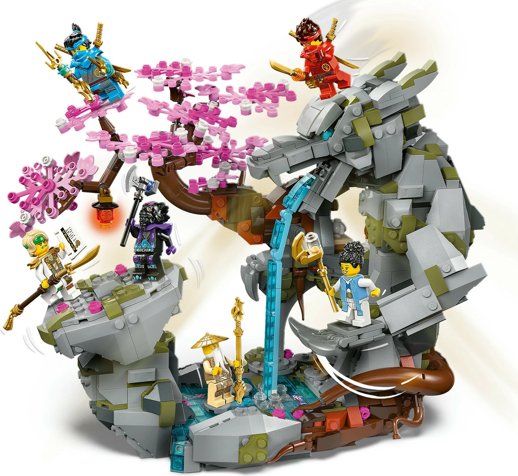 Set LEGO Ninjago 71819 Drachenstein-Tempel