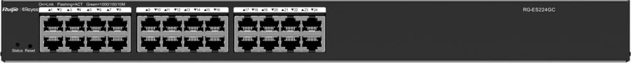 Switch rrjeti Ruijie RG-ES224GC-V2, 16 porta Gigabit, i zi