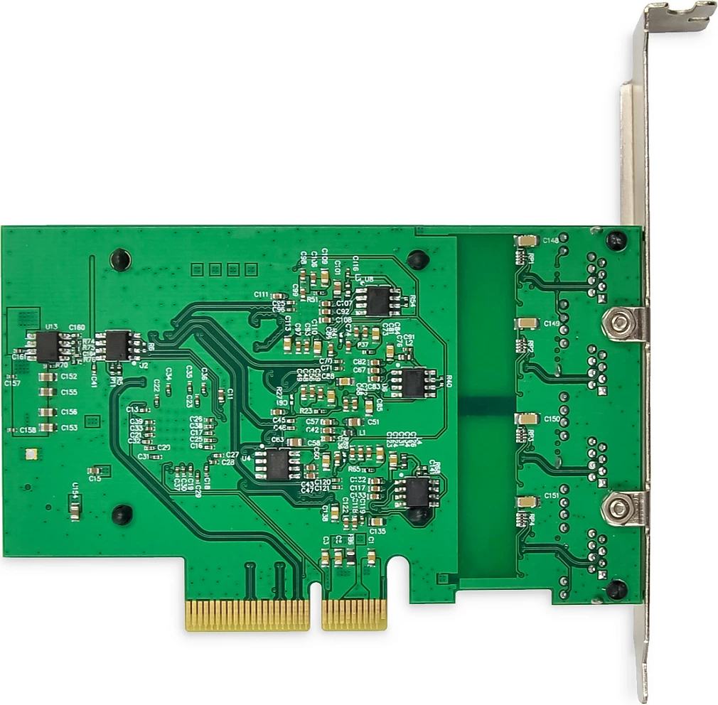 Kartelë rrjeti Digitus RTL8125B, PCIe, 4x RJ45, 2.5GbE