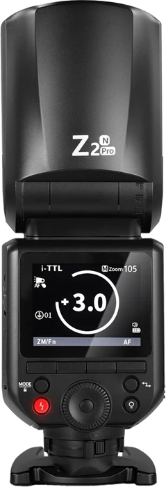 Blic TTL Neewer Z2PRO-N Speedlite me kokë të rrumbullakët për Nikon, i zi, set