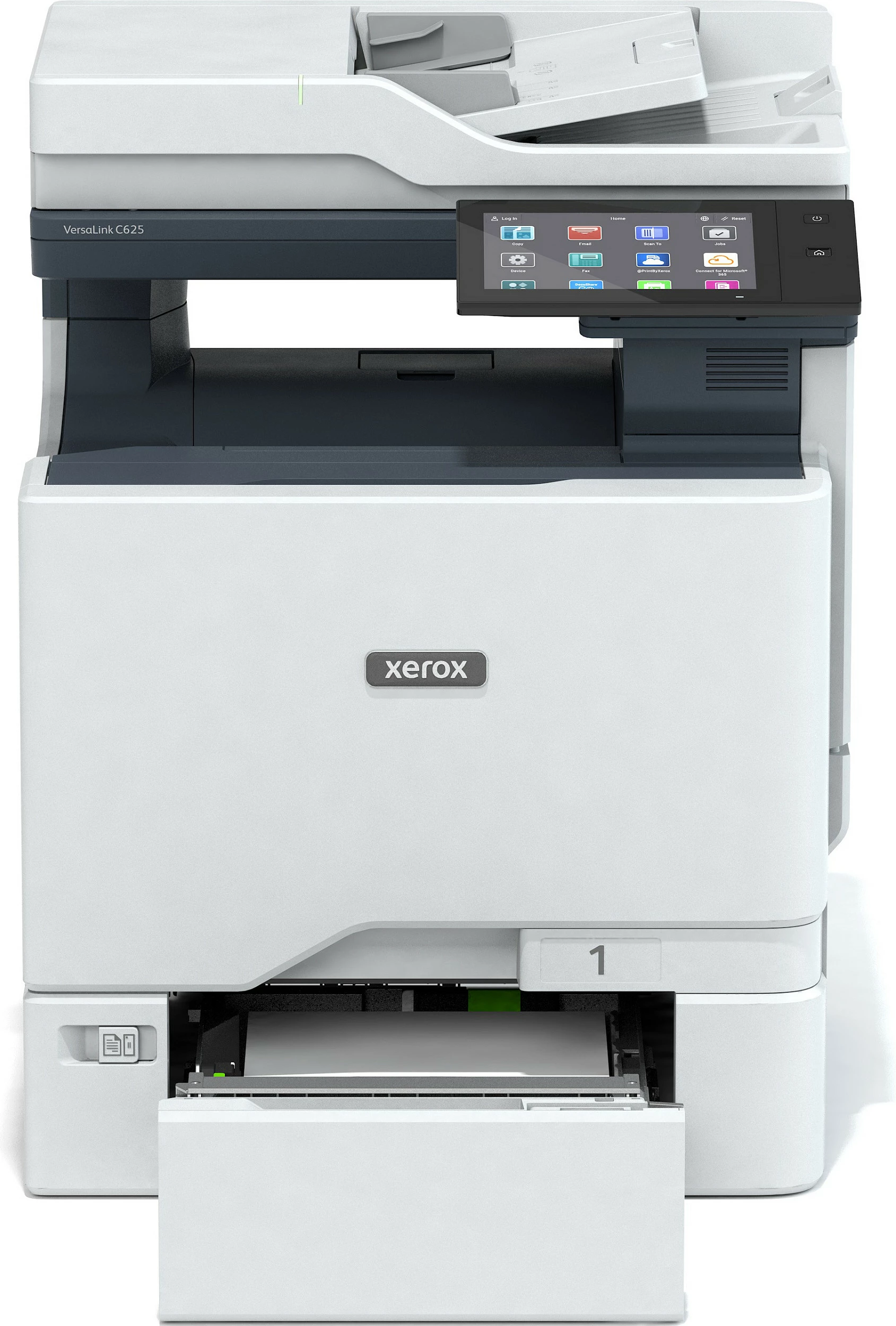 Printer multifunksional Xerox VersaLink C625DN, kolor, USB/LAN, skanim & printim duplex, gri/kaltër