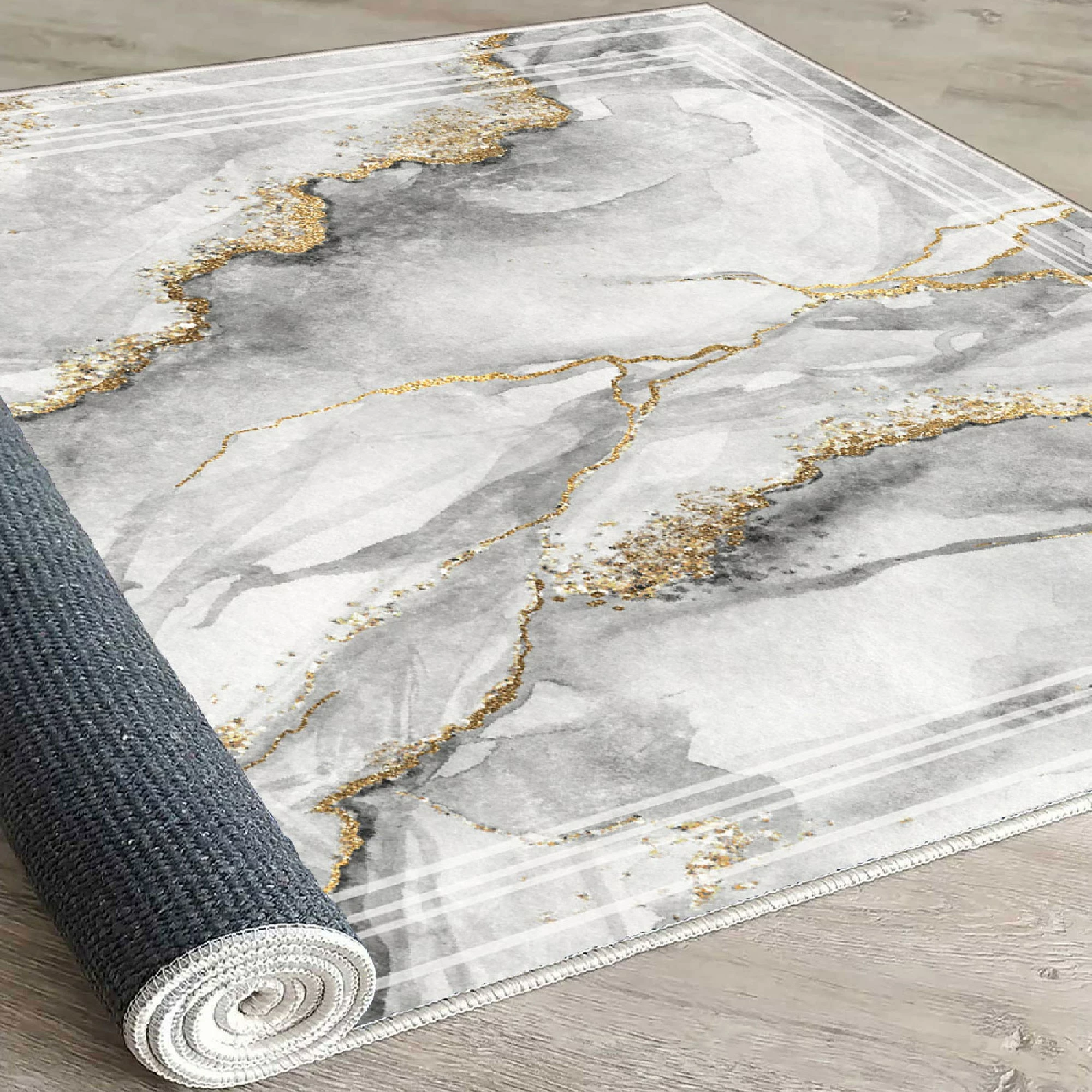 Qilim Velvet Conceptum Hypnose, shumëngjyrësh, 80x120cm, Els2383
