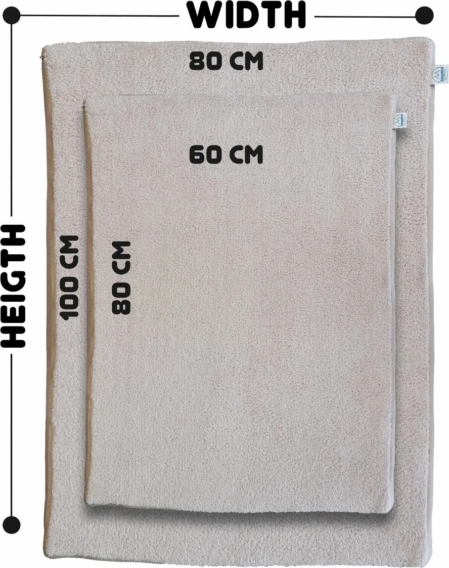 Shtrat për kafshë, Paws & Whiskers, Easy Mat, 80x100cm, bezhë