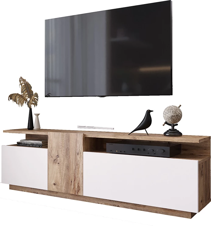 Mbajtës TV Elana sonoma-bardhë 150x29.5x46.3cm