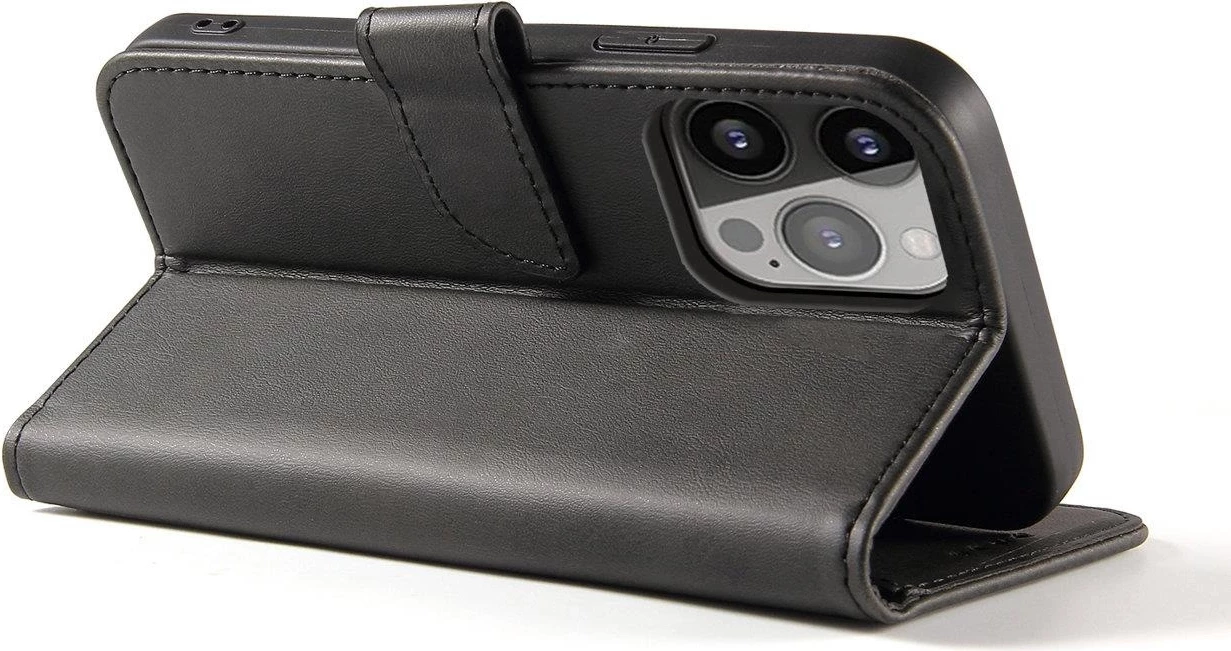 Mbështjellës Hurtel Magnet Case me kapak për iPhone 16e, e zezë