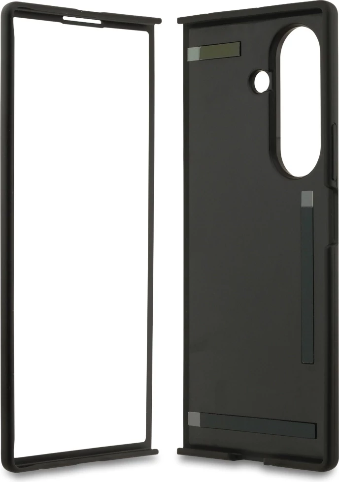 Mbështjellës Guess 4G Classic MagSafe për Samsung Galaxy Z Fold7, hardcase eco-lëkurë/TPU/PC, rozë