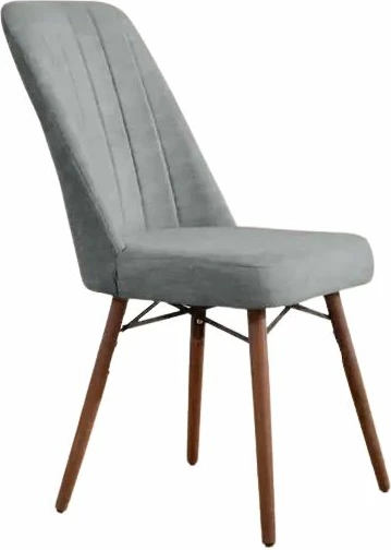 Tavolinë me karrige, zgjatshme, 7 copë, Skye Decor, Lidyana, ngjyrë gri