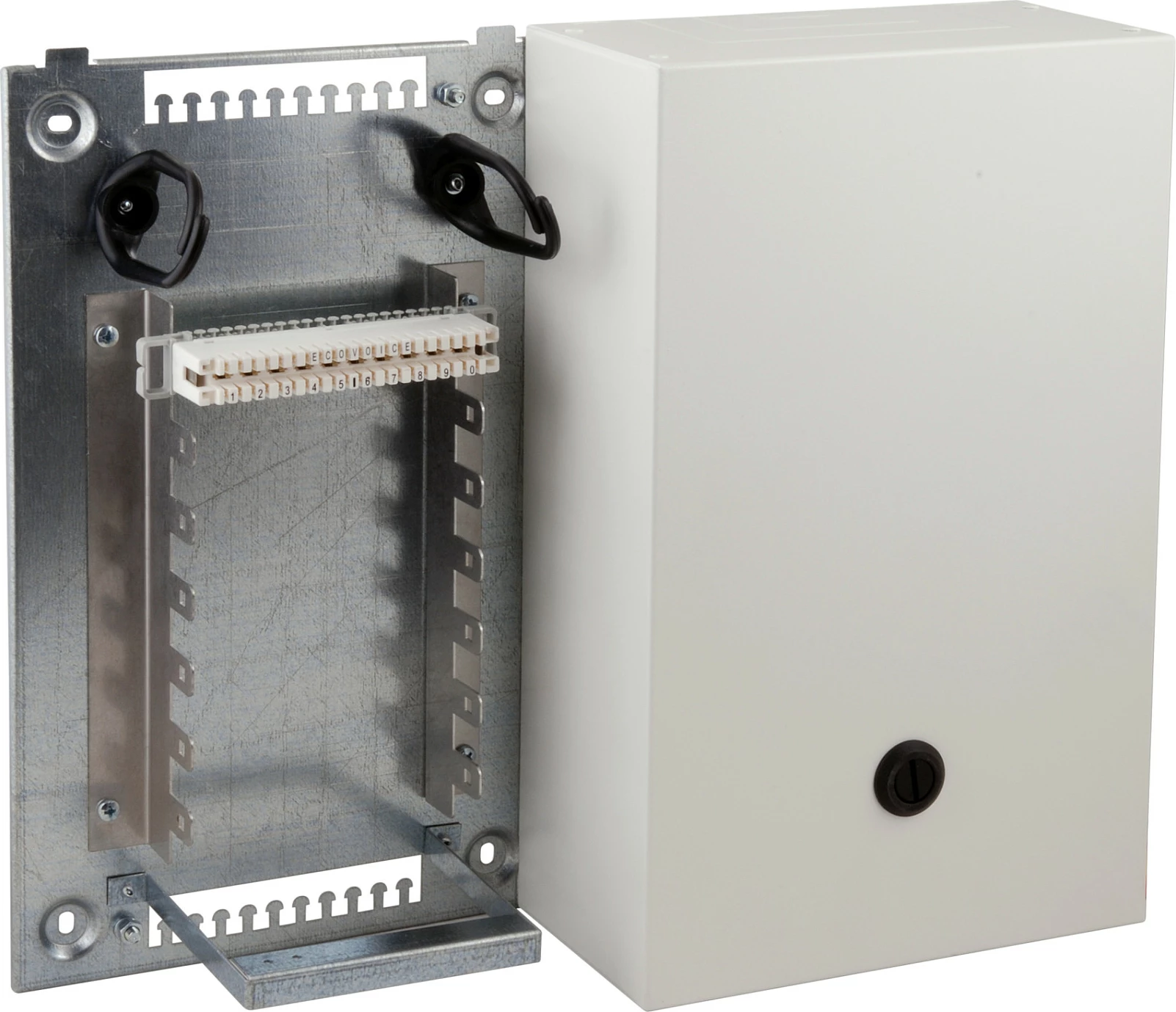 Kasë rrjeti EFB Elektronik 46017N.1V1, çelik, IP30, 200x120x330 mm, e bardhë