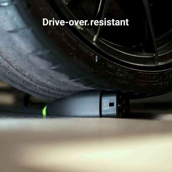 Kabllo karikimi EV Green Cell Snap EVKABGC01 22kW 5m Type 2, e zezë, me futrollë