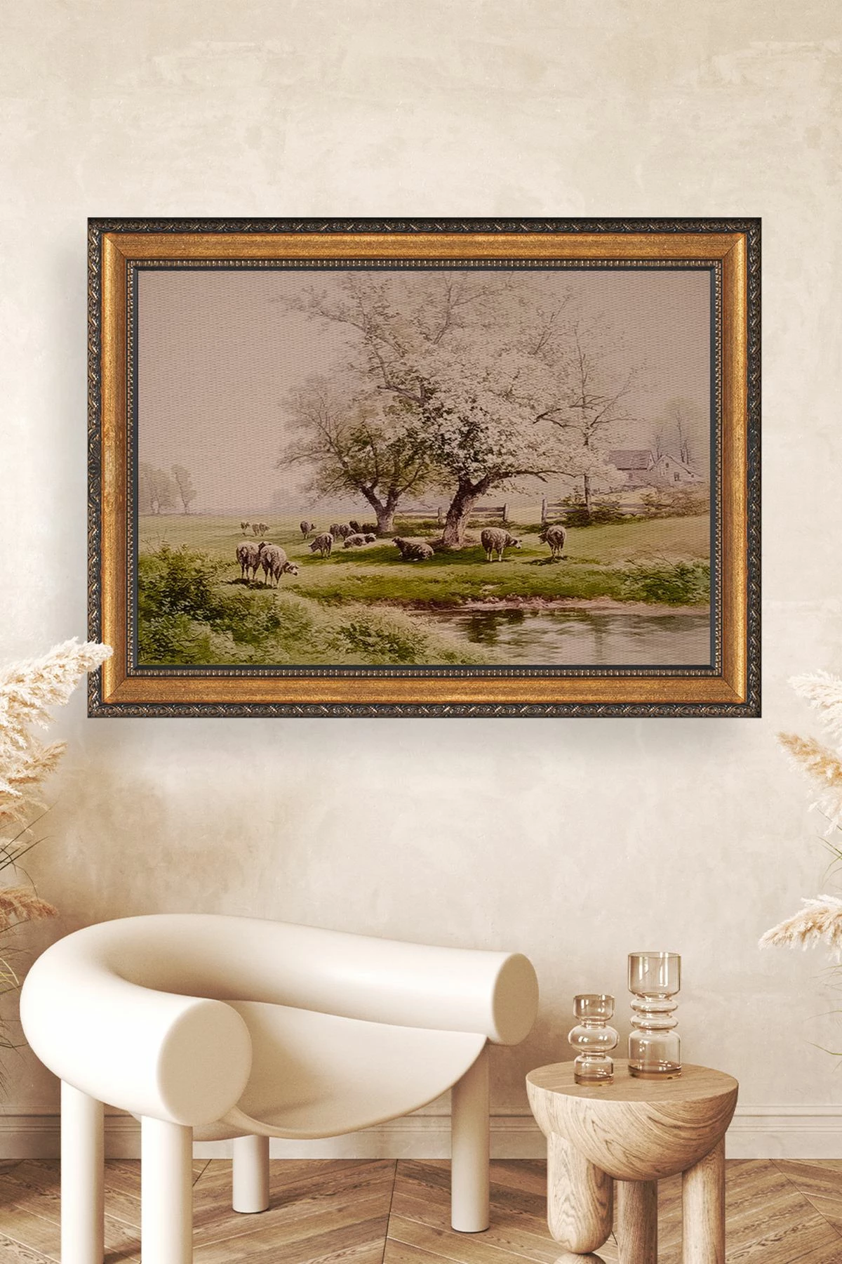 Pikturë dekorative në kanavacë me kornizë, shumëngjyrëshe, Wallity, ATCRCVCNVSMDL44 - 50x70cm