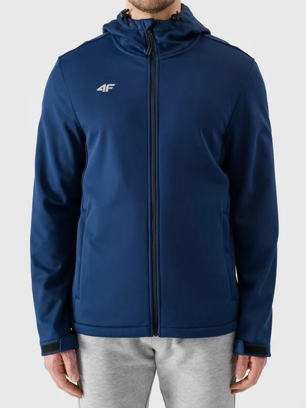 Jakne softshell për meshkuj 4F NOSH4SFM001B-31S, e kaltër, XXL