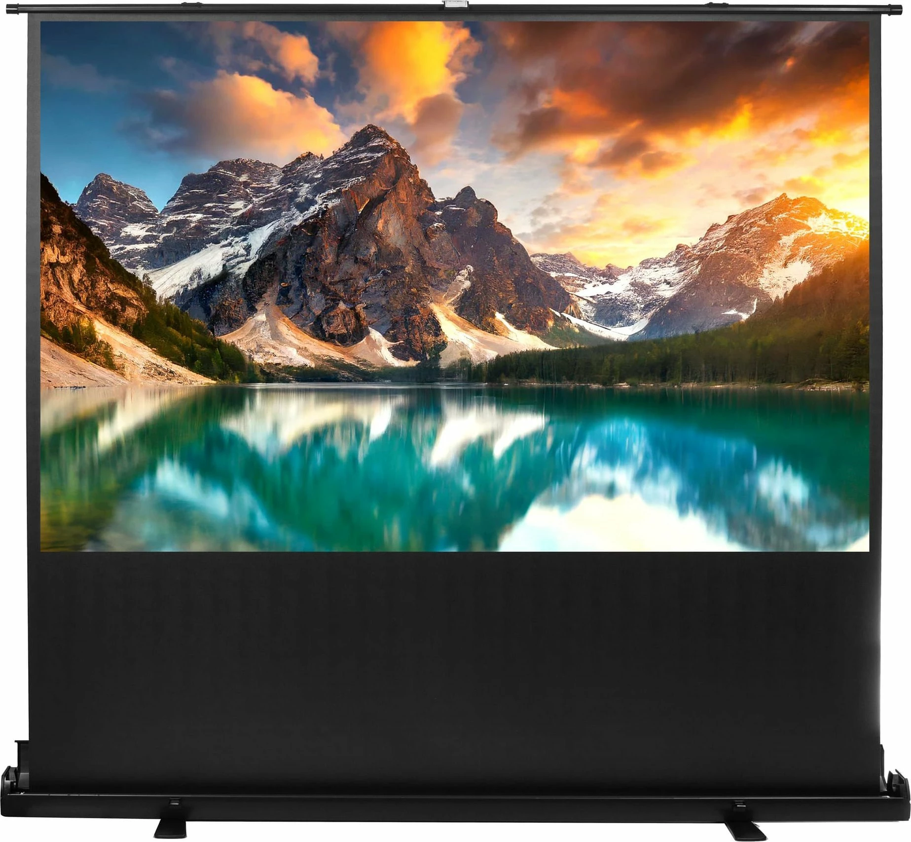Ekran projektori Maclean MC-964 100" 16:9 portativ, i bardhë mat, i zi