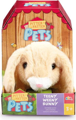 Pitter Patter Pets Teeny Weeny Bunny Floppy Eared Electronic Pet