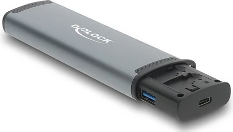 Lexues kartelash DeLOCK USB 3.2 Gen 1, SD/MicroSD, 5 Gbps, me hapësira për 9 karta, Zi/Gri
