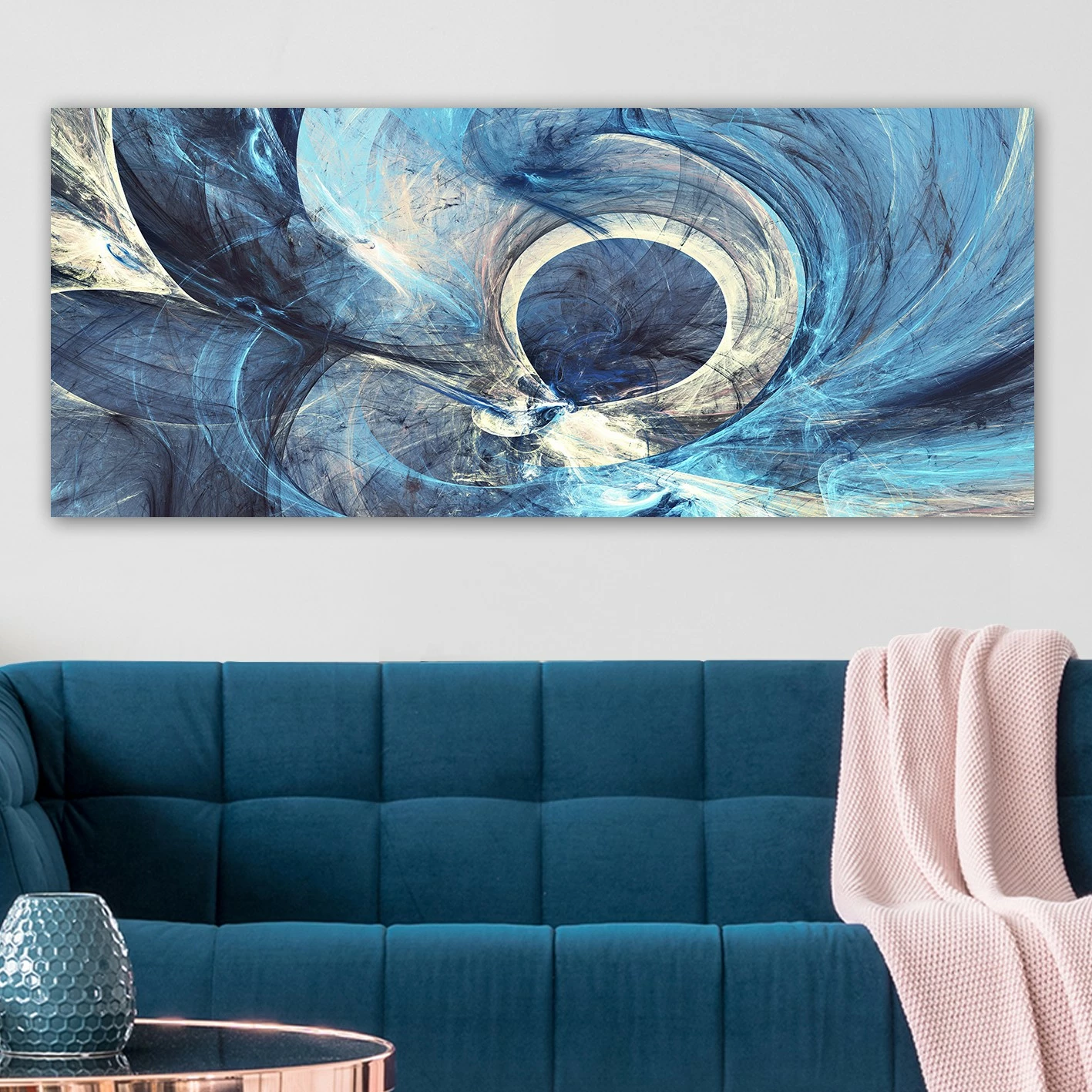 Pikturë dekorative në kanavacë, shumëngjyrëshe, YTY586492415_50120, 50x120cm