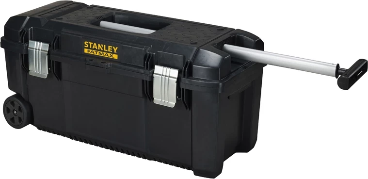 Kuti veglash me rrota dhe dorezë Stanley Fatmax FMST1-75761 28", e zezë