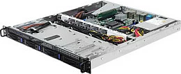 Server barebone ASRock 1U4LW-B650/2L2T, Socket AM5, AMD B650, DDR5 ECC, 4x 3.5" hot-swap, 400W 80+ Gold