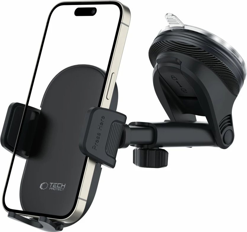 Mbështjellës veture Tech-Protect V7 për kokpit/xham/ventilator, i zi