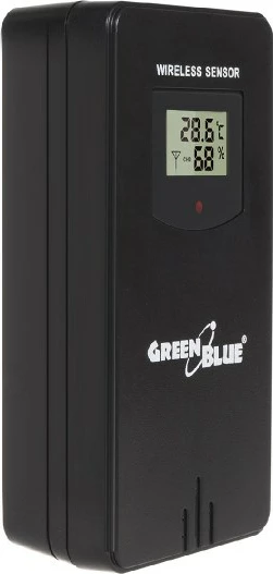 Stacion moti Greenblue 46003, LCD, 1.5V,  Wi-Fi, e zezë