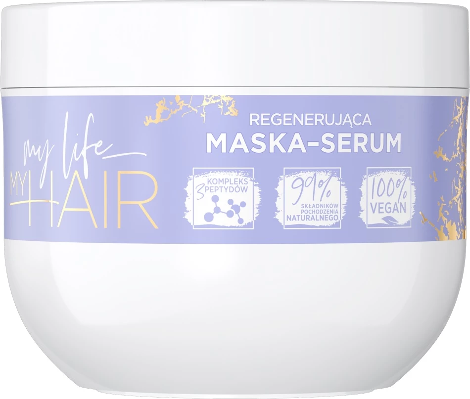 Maskë për flokë për femra Eveline Cosmetics My Life My Hair Regenerating Mask-Serum 300ml