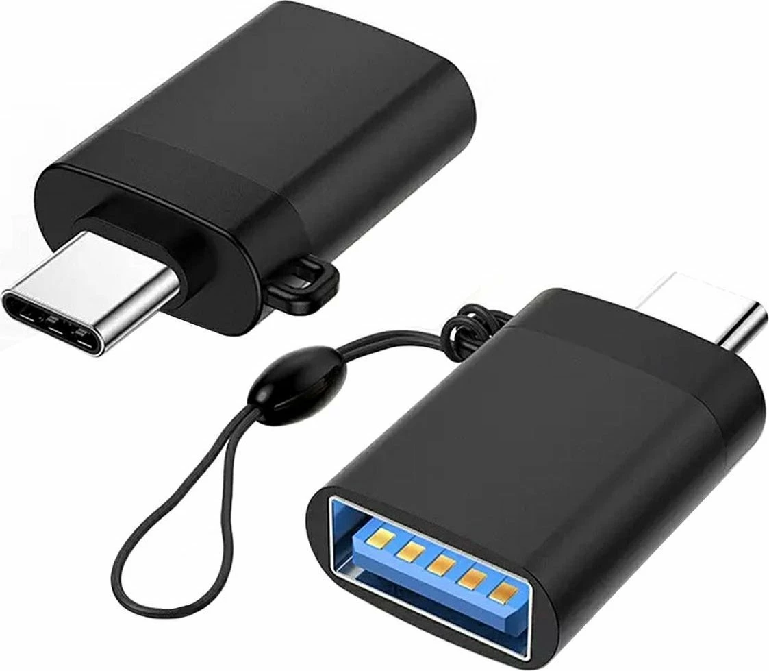 Adapter USB ATL AK56 USB-A në USB-C, OTG, USB 3.0, i zi