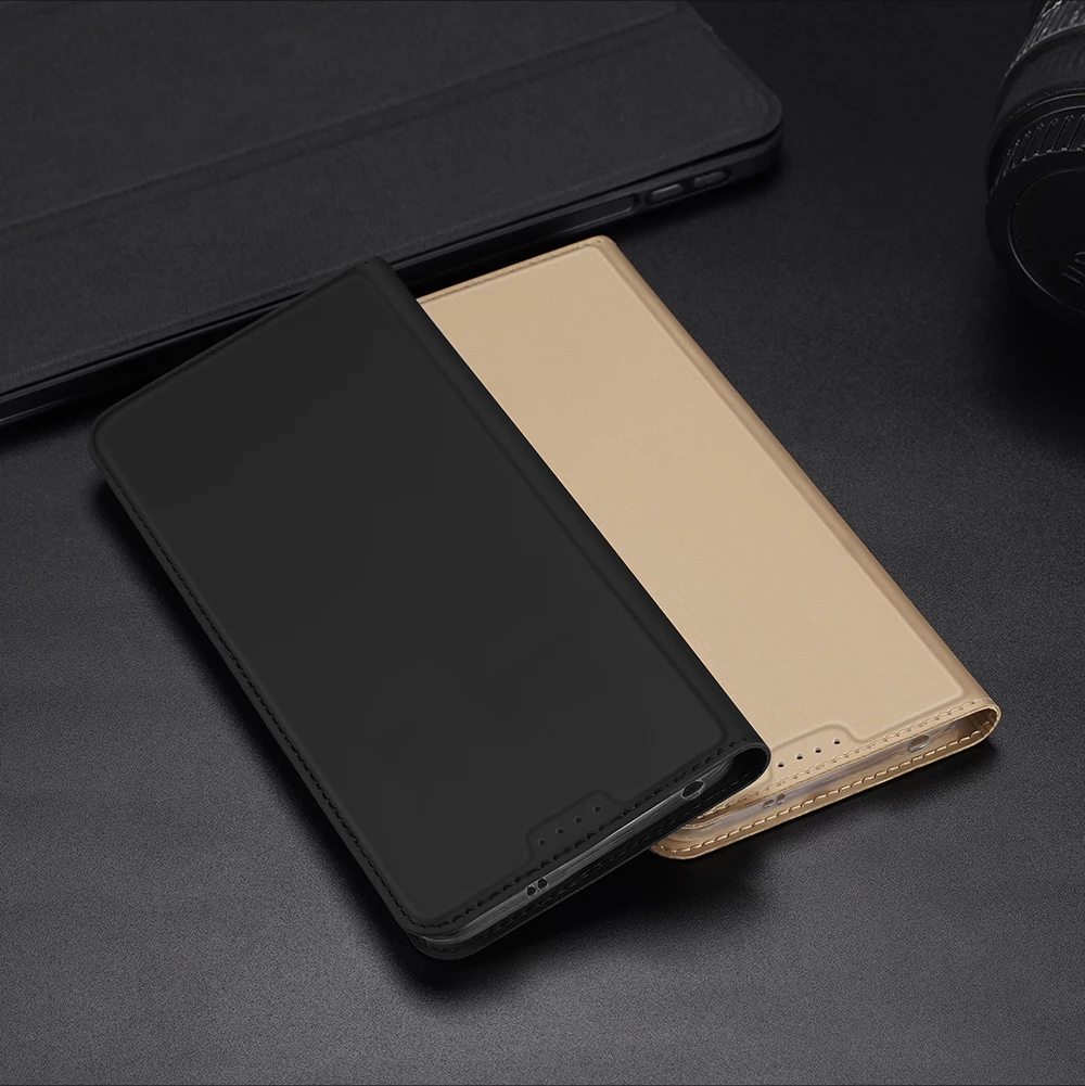 Mbështjellës Dux Ducis Skin Pro për Xiaomi Redmi Note 12 Pro+, me xhep karte, stand, Gold