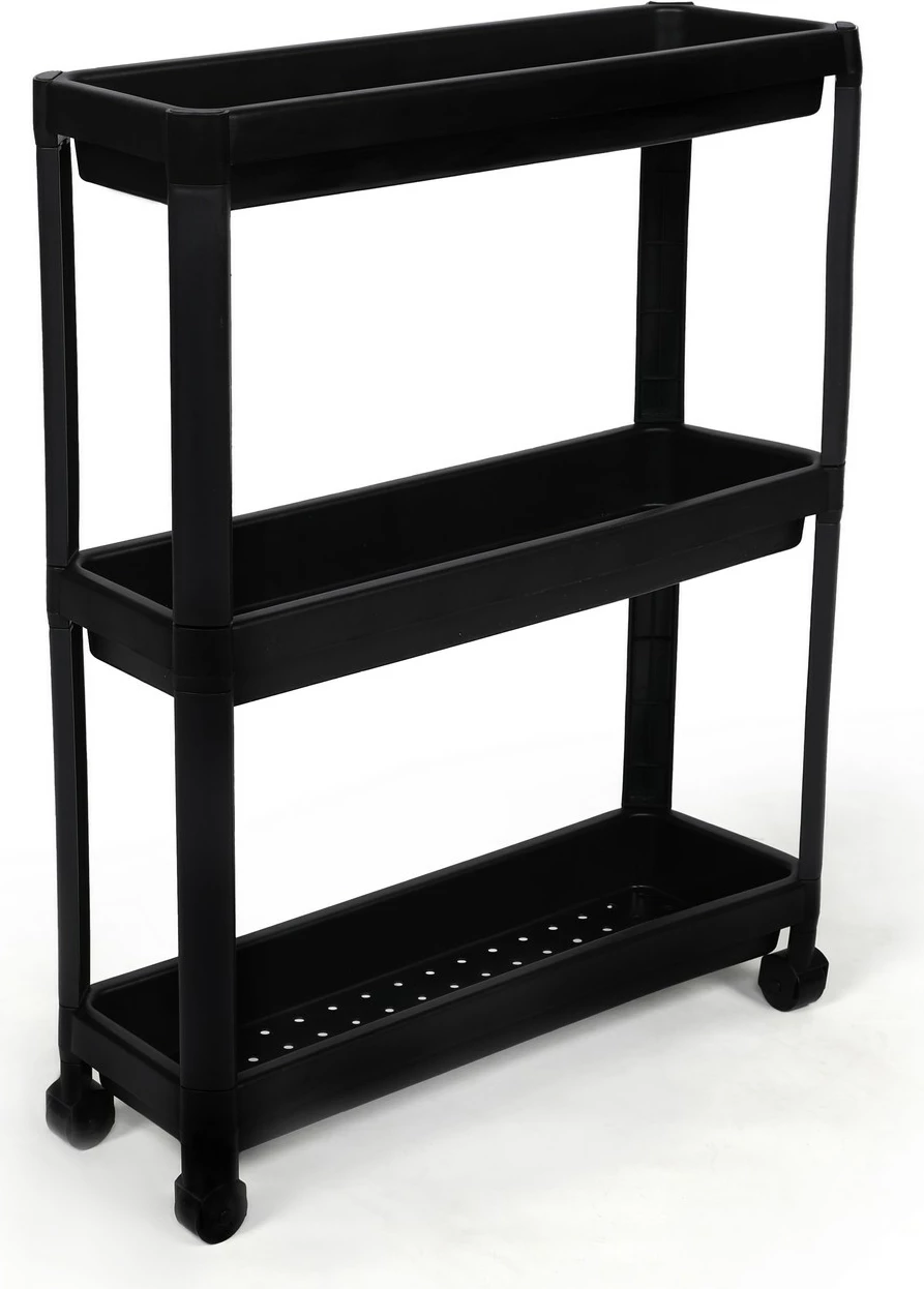 Raft plastik shumëpërdorimësh, ngjyrë e zezë, OMS-004-SYH