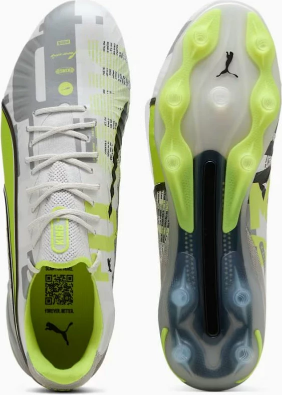 Atlete futbolli Puma për meshkuj, hiri-gjelbër