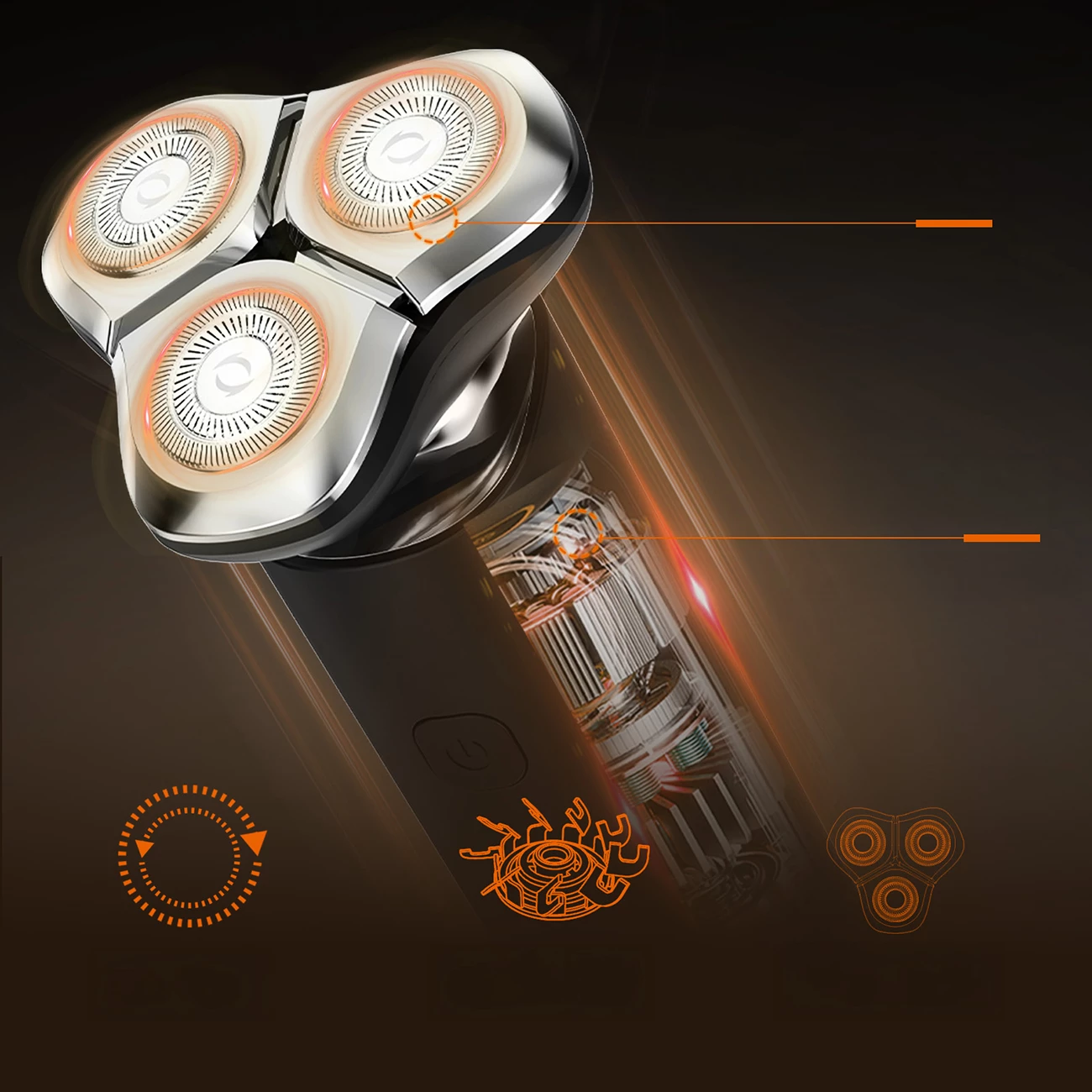 Makinë rroje MAXGROOM M-8012 3-në-1, 600 mAh, IPX7, USB-C, set me aksesorë, e zezë