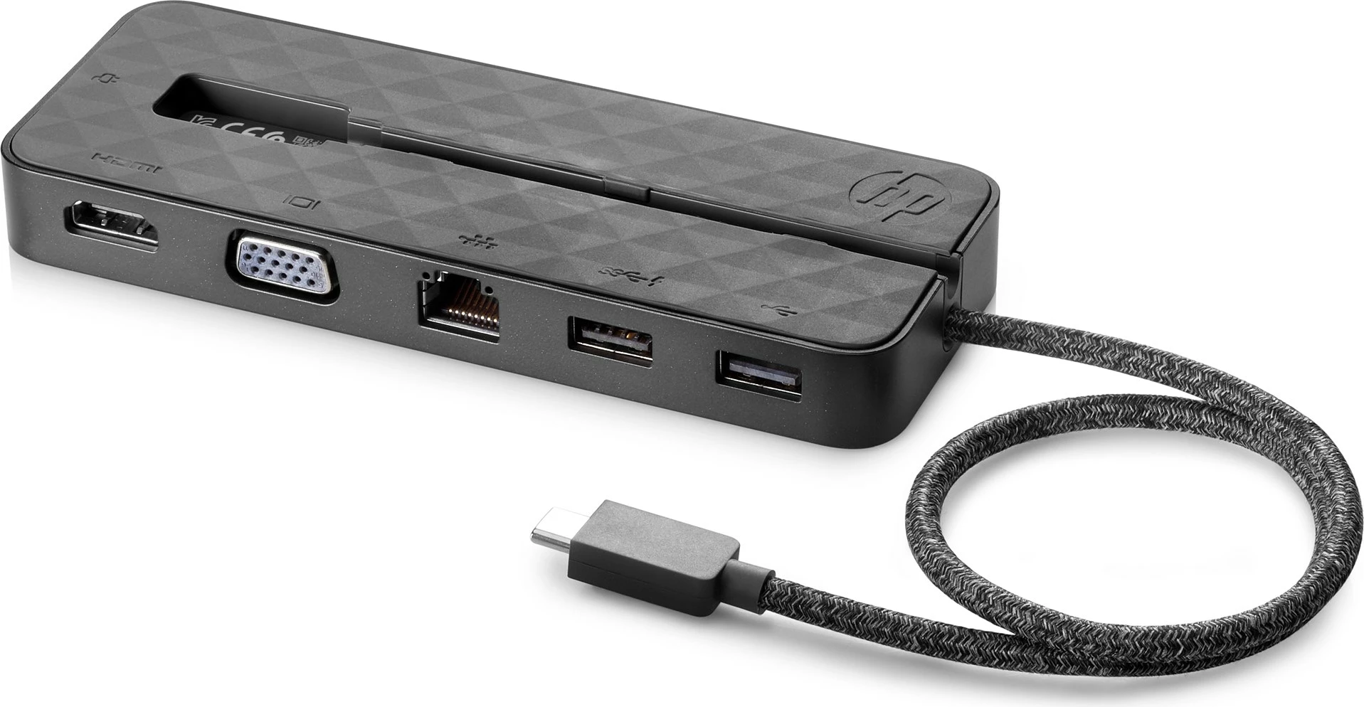Përshtatës Hewlett-Packard, HP USB-C Mini Dock, i zi 