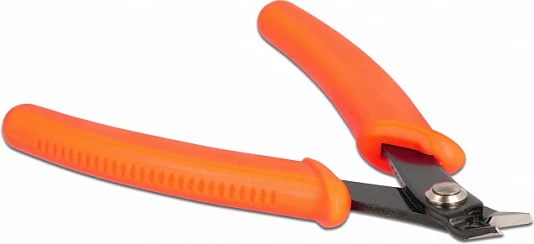Pinca prerëse anësore DeLOCK 135 mm, doreza plastike portokalli