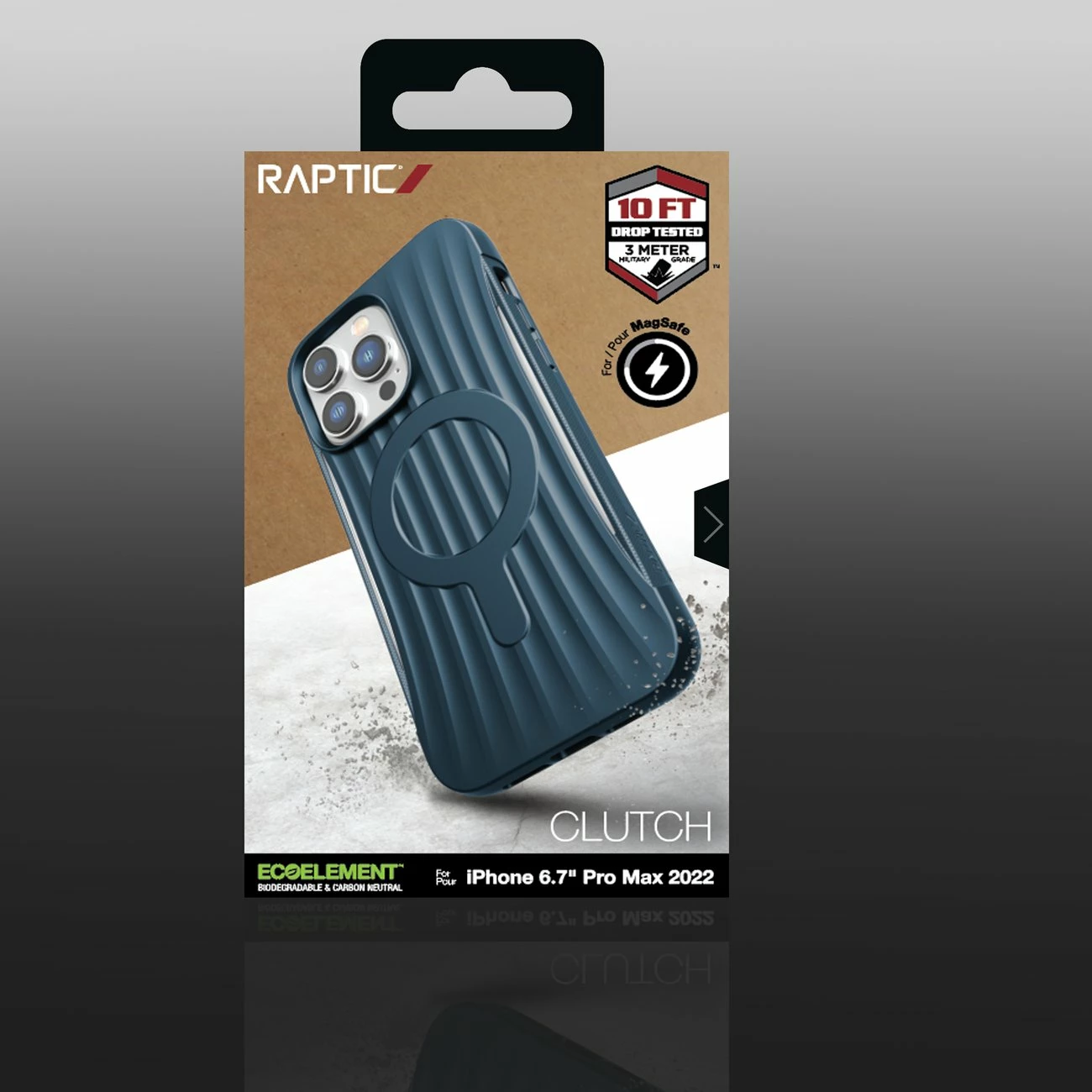 Mbështjellës Raptic X-Doria Clutch Case për iPhone 14 Pro Max me MagSafe, Blu