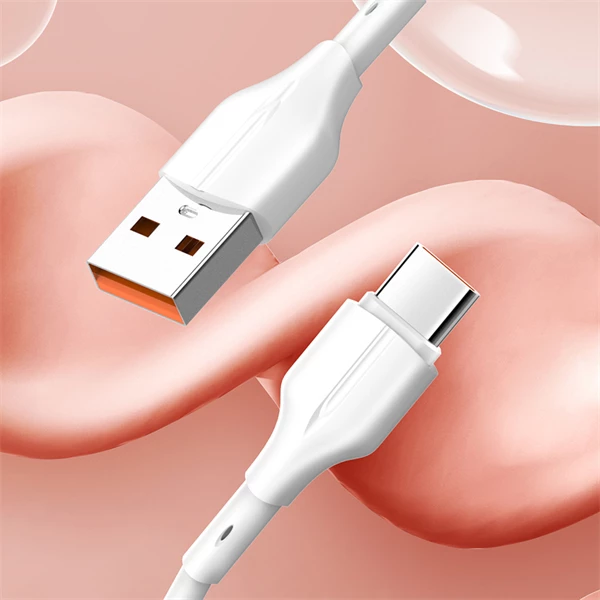 Kabllo karikimi dhe të dhënash LDNIO LS841_C 1m 25W USB-A në USB-C, e bardhë