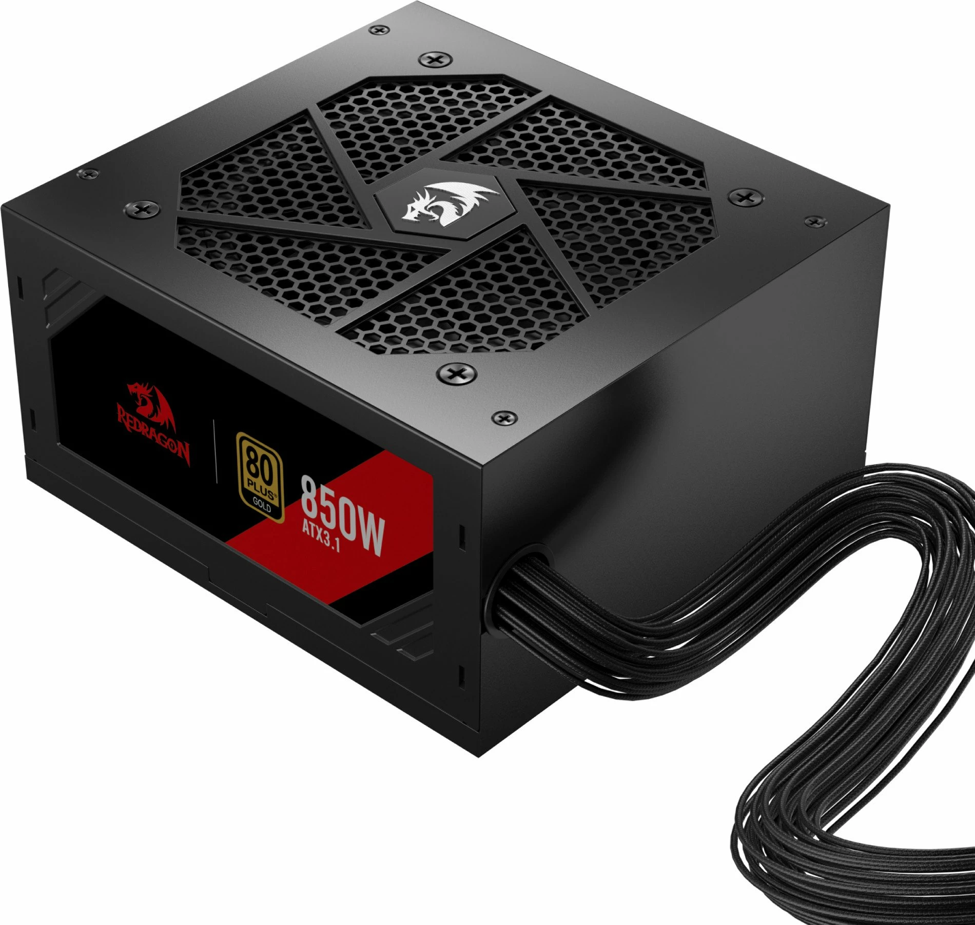 Furnizues rryme për PC Redragon GC-PS007-SE 850W ATX 3.1 80 Plus Gold full modular, e zezë