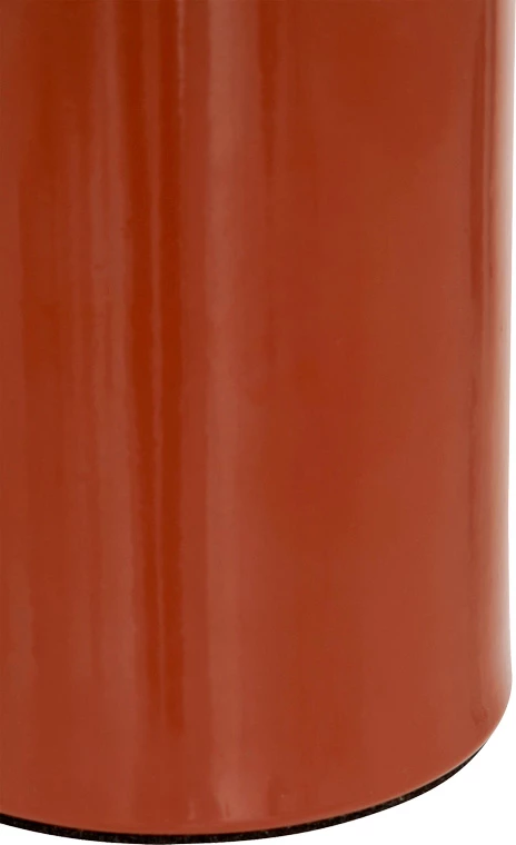 Llambë tavoline Mushi, metal, ngjyrë terrakote, 20x24.5cm