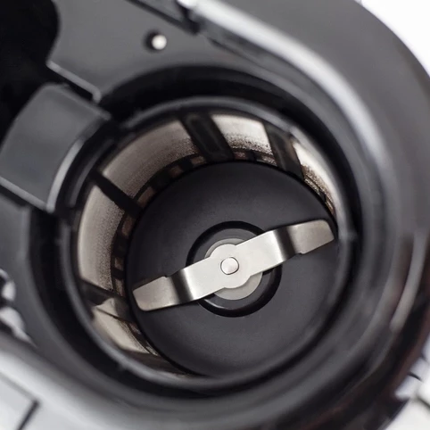 Aparat kafeje CASO Coffee Compact electronic 1848, 600W, 4 filxhanë, mulli burr, LCD me timer, filtër permanent, enë qelqi, çelik inox/zi