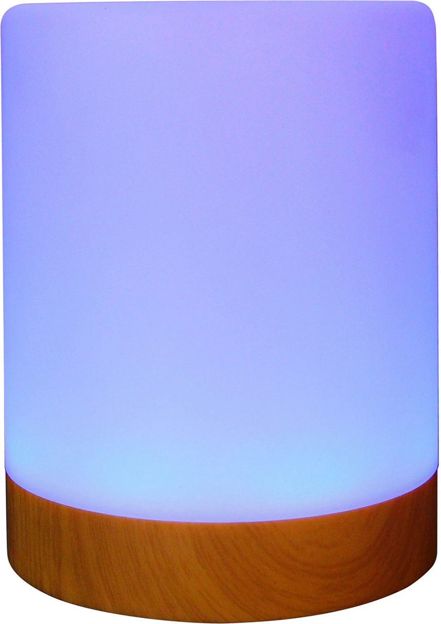 Llambë ambienti RealPower 463601, LED RGB me telekomandë, me bateri, e bardhë